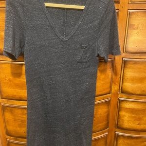 JAMES PERSE Gray T-Shirt Dress XS